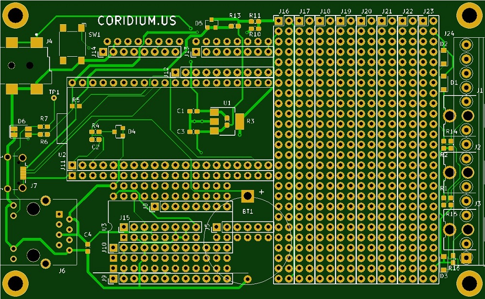 mbed breakout pcb
