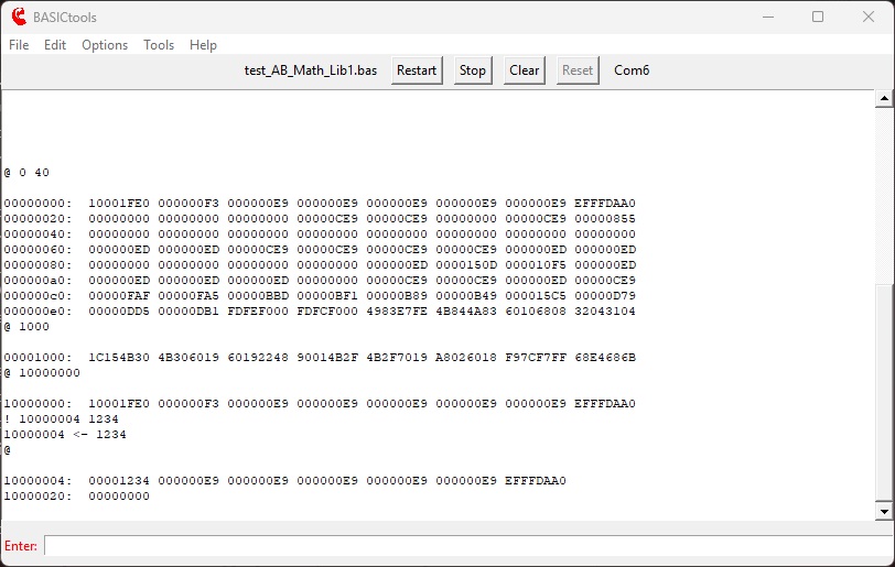 Alter memory example